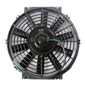 POKKA sıcak satış araba araba klima yoğuşturucu Fan 10 inç 24v 80w yeni radyatör fanı bıçakları