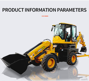 Landwirtschaft licher Erd bewegungs maschinen lader Kleiner Bagger lader mit Rädern 3,5 Tonnen 5 Tonnen 4WD zu verkaufen - Product Image 6