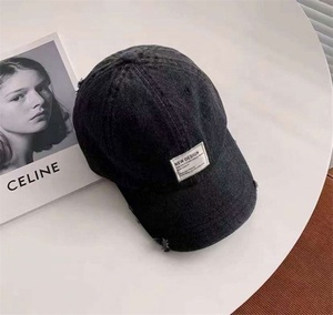 Gorra de béisbol lisa de 6 paneles ajustable unisex logotipo personalizado con etiqueta privada característica común de tela al por mayor - Product Image 5