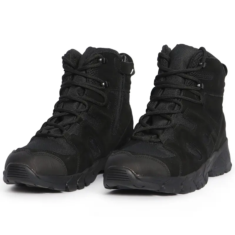 Zennison водонепроницаемые мужские уличные ботинки кожа Botas Tactico черные тренировочные тактические ботинки