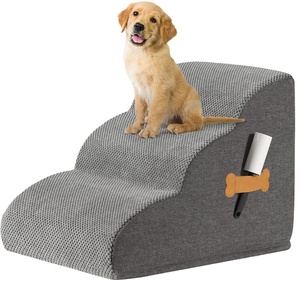 Nueva llegada de calidad superior 3 escalones escaleras para perros escaleras para mascotas rampa para mascotas para perros pequeños y camas - Product Image 1