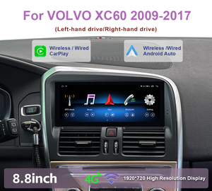 Krando - Radio con Pantalla Táctil Android de 8.8 Pulgadas, GPS, Navegador, para VOLVO XC60 2009-2017, Unidad Principal Android Auto, Reproductor Multimedia para Automóvil, Conexión Inalámbrica Carplay, WIFI - Product Image 1
