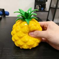 Jouets Squishy Tendance 2026 : Jouet Squishy Géant, Ananas Artificiel de Grande Taille, Jouet Anti-Stress à Presser en TPR