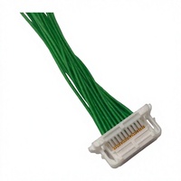 Cable de Conexión con Conector Chapado en Oro de 0.8mm, Serie ISDE, 10 Pines, 20 Pines, 30 Pines, 40 Pines, con Cinta Verde
