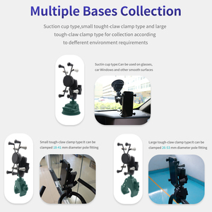 VINmoilts 유연한 2 in 1 자동차 앞 유리 고정 X 자동차 전화 홀더 흡입 컵 및 9cm 암 휴대 전화 홀더 차량 용 - Product Image 6