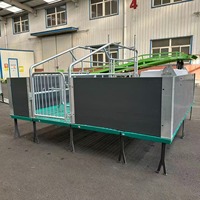 Cage de maternité moderne pour truies avec espace de ramassage des porcelets – Équipement d'élevage porcin pour systèmes d'élevage intensif