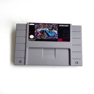 Turtles in Time (Battery Save) 16bit <b>Game</b> Cartridge for USA NTSC Version SNES Video <b>Game</b> Console - Product Image 4