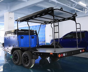 Best Toy Hauler Motorcycle <b>Pull</b> Behind Camper Travel Shock Absorber Mobile Home <b>Light</b> Utility Box Camper Trailer Off Road - Product Image 4
