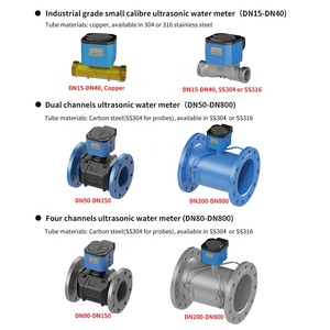 DN80-DN800 Vier kanal Ultraschall Wasserzähler RS485 Flansch Anschluss diesel Öl Meerwasser Abwasser Ultraschall Wasserzähler - Product Image 3