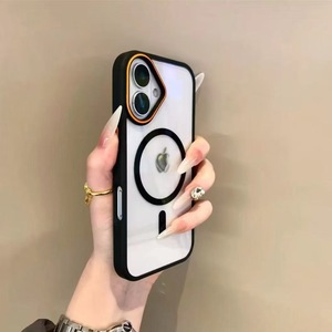 Custodia alta trasparente con bordo morbido per Apple per <span class=keywords><strong>iPhone</strong></span> 15promax 16 più nessuna ingiallimento acrilico per ragazza custodia per telefono per Pc - Product Image 5
