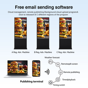 Wholesale 75/85/86 Inch 4K UHD Digital Kiosk Android <b>Touch</b> <b>Screen</b> LCD Digital Signage for Indoor Shopping Malls Indoor - Product Image 4