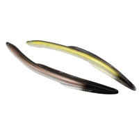 Leurre de pêche en PVC haute simulation de type anguille, 58g/30cm, pour eau douce, leurre souple en plastique, leurre nageur, leurre en caoutchouc souple, fabricant