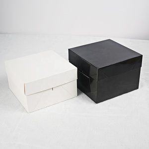 Tùy Chỉnh Thanh Lịch In Trắng Cửa Sổ Bánh Hộp Gấp Bao Bì 4 6 <span class=keywords><strong>8</strong></span> 10 12 Inch Giấy Sinh Nhật Bánh Hộp - Product Image 6