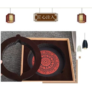Bamboo and wood Pu'er tea cake packaging <b>box</b>, Lao Ban Zhang Fu Ding white tea cake, 357g gift <b>box</b>, tea <b>box</b>, custom <b>empty</b> <b>box</b>. - Product Image 4