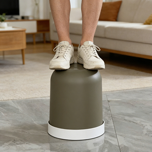 Grande Cestino Rotondo in Plastica per Rifiuti, per Casa, Soggiorno, Cucina, Bagno, Camera da Letto - Product Image 3