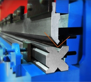 Machine de pliage hydraulique semi-automatique bon marché de la marque HY pour tôles en aluminium, plastique et acier inoxydable, garantie 2 ans - Product Image 1