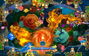 55 inch hiển thị đại dương Vua 3 sư tử tấn công Cá Trò chơi đứng 3 người chơi cá bảng - Product Image 3