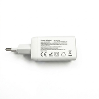 Adaptateur de chargeur USB-A+2*USB-C 65W, fonction PD QC3.0, chargeur super rapide de haute qualité pour alimentation d'ordinateur portable, protection OTP