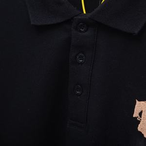 T-shirt en tricot de luxe pour homme, manches courtes, col à revers, respirant et confortable, idéal pour l'été - Product Image 3