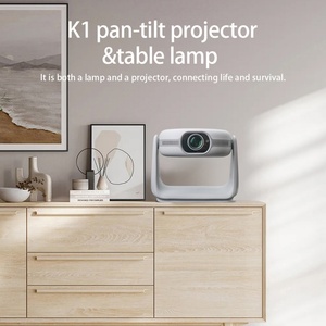 Projecteur intelligent K1 Mini LED extérieur 1080p Proyector Beamer Wifi Batterie rechargeable 4k Android 11 Projecteur intelligent à mise au point automatique - Product Image 2