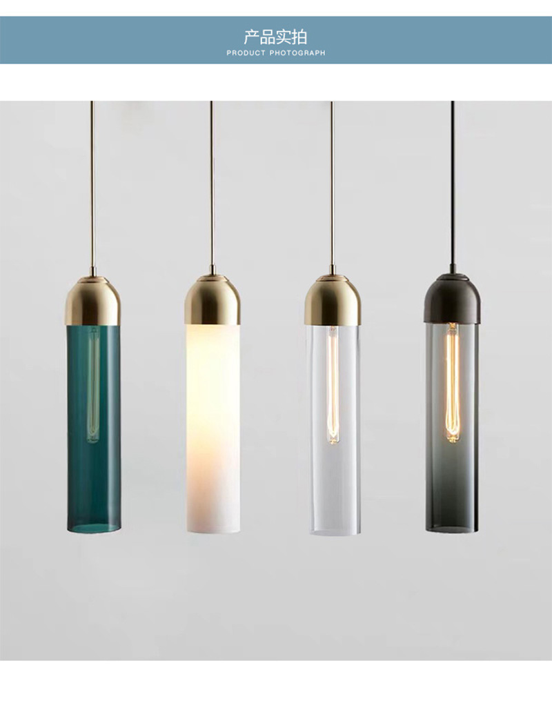 Different Types Hanging Pendant Lights 1 Light Mini Pendant Light With Glass For Indoor Home Kitchen Bar
