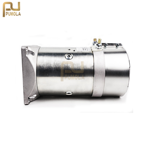 DC24V ชุดจ่ายไฟไฮดรอลิก อุปกรณ์เสริมมอเตอร์ปั๊มน้ำมัน มอเตอร์แบบแปรงถ่าน การเคลื่อนที่ของลวดทองแดง - Product Image 4