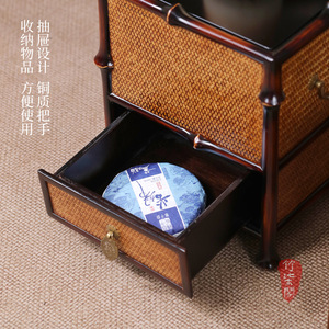 Bamboo Woven Electric <b>Ceramic</b> Stove Smooth Cooktop Table Top Tea Brewing <b>Heater</b> Household Water Warmer Chinese Tea Set - Product Image 4