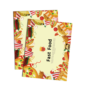 Papier alimentaire écologique en PE de taille personnalisée, motif culturel chinois, recyclable, pour pizza, burger, frites, sandwich - Product Image 6