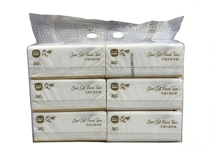 Papier mouchoir facial en boîte, en pâte de bois naturelle blanche, 4 plis, écologique, épaissi, doux, humectable, paquets individuels pour usage domestique - Product Image 6