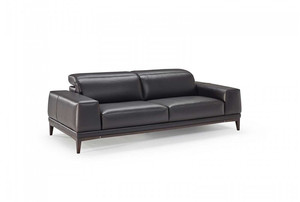 Sofá de Cuero Cómodo y Duradero al por Mayor, Estilo Nórdico Moderno para Sala de Estar/Oficina - Product Image 6