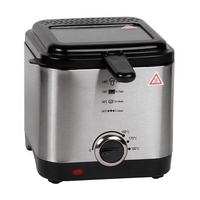Friteuse électrique carrée 1.5L mécanique à contrôle manuel 900W bouton mécanique friteuses domestiques
