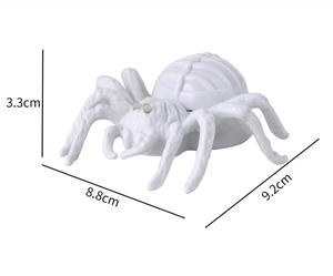 Luz de noche de araña brillante LED simulada al por mayor para decoración de fiesta de Halloween accesorio fotográfico de atmósfera de terror - Product Image 6