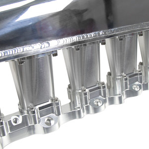 Colector de admisión de palanquilla de aluminio CNC para 2JZ GE con cuerpo del acelerador y riel de combustible - Product Image 4