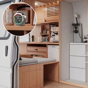 Đa chức năng tự động 6-in-1 chất lượng không khí màn hình co 02 nhiệt độ độ ẩm đo độ cao + Áp suất không khí Detector EX chứng nhận - Product Image 5