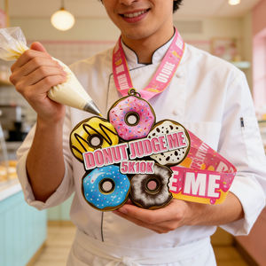 Médailles de sport en alliage de zinc avec logo personnalisé <span class=keywords><strong>Paris</strong></span> Triathlon, récompenses à ruban personnalisées, technique de moulage, style moderne et antique, tendance - Product Image 1