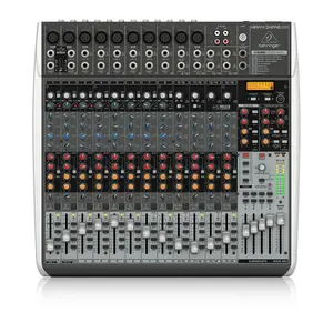 Behringer Xenyx QX2442USB 24-Channel Analog Mixer Pa Sound System Equipment 10 Microphone Inputs With 48V Phantom Power