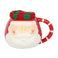 Mug en céramique de Noël mignon avec bonhomme de neige, renne, Père Noël, pain d'épices, bière, mug en céramique de style Noël, idées de cadeaux de vacances