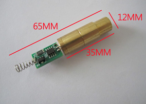 Kích thước nhỏ 520nm dòng laser diode mô-đun 25mw màu xanh lá cây con trỏ laser với 4 mét Dot laser màu xanh lá cây - Product Image 6