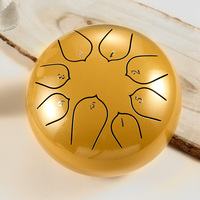 Cheap Price 6 Inch 8 Tone Steel Tongue Drum C Tone Kids Hluru