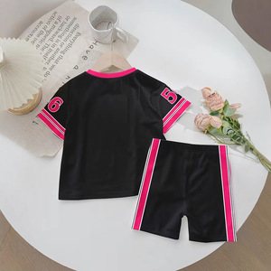 Conjunto Deportivo Estilo Americano para Mujer, <span class=keywords><strong>Verano</strong></span> 2026, N.° [Número del Conjunto] Camiseta de Manga Corta + Pantalones Cortos, Conjunto Deportivo Informal de Dos Piezas, Venta al Por Mayor - Product Image 2