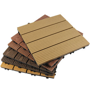 Baldosas de Madera Plástica Compuesta (WPC) para Terraza, 300*300mm, Resistentes al Agua, para Interior y Exterior, Sistema de Encaje, Venta al Por Mayor - Product Image 6