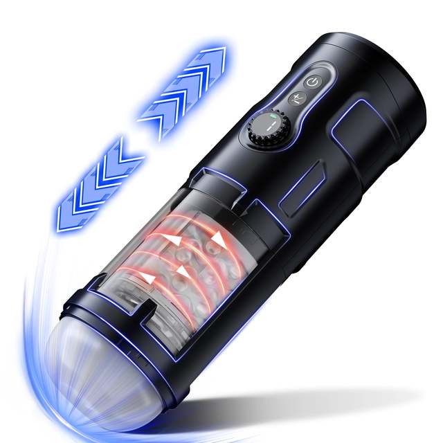 Upgraded LCD Display Infinite Speed Vibrating Thrusting Rotating Automatic Male Stroker Masturbation Cup for Men Adult Sex Toys
