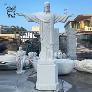 Estatua <span class=keywords><strong>de</strong></span> Bronce <span class=keywords><strong>de</strong></span> <span class=keywords><strong>Cristo</strong></span> Redentor Católica para Exteriores BLVE, Escultura <span class=keywords><strong>de</strong></span> Jesús <span class=keywords><strong>de</strong></span> Tamaño Real con Brazos Abiertos y Base <span class=keywords><strong>de</strong></span> Mármol - Product Image 5
