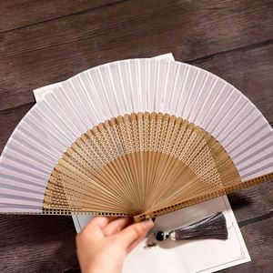 Abanico Plegable Portátil de Estilo Japonés Tradicional para Mujer, con Diseño de Fichas de Mahjong Pintadas y Estilo Cheongsam Hanfu Chino - Product Image 1