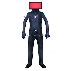 Traje de cosplay temático de juego de terror de Halloween - Mallas estilo Hombre Monitor/Hombre TV/Hombre Inodoro - Product Image 6