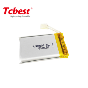 <span class=keywords><strong>3</strong></span>.7V 1000mAh 753048 lithium Polymer Li ion battery _ 703050 753048 Rechargeable Li-ion Cell - Product Image 5
