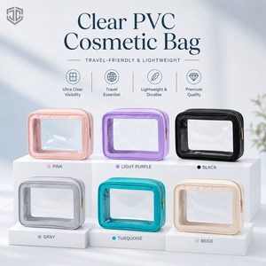 Trousse de Toilette Transparente en PVC Grande Capacité avec Logo Personnalisé, Approuvée <span class=keywords><strong>TSA</strong></span>, Étanche et Écologique pour Voyage, Pochette de Lavage, Vente en Gros OEM - Product Image 2