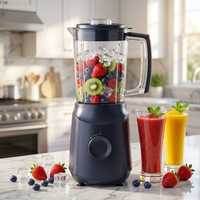 2026 BPA-vrije commerciële sapblender met variabele snelheid voor smoothies, huishoudelijke elektrische keukenmachine met plastic mengkom