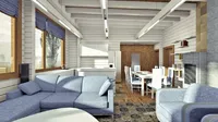 Kit de maison en bois écologique de 120 m², préfabriqué, à construire soi-même, cabane, maison modulaire, 3 chambres