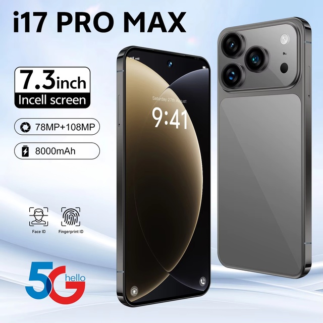 The New I17pro Max Global Version CDMA 4G Deca Core 6.9" Large Screen IOS 4K Smartphone 12 512G 1T 3000-3499mAh